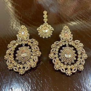 3 piece Indian jewelry set